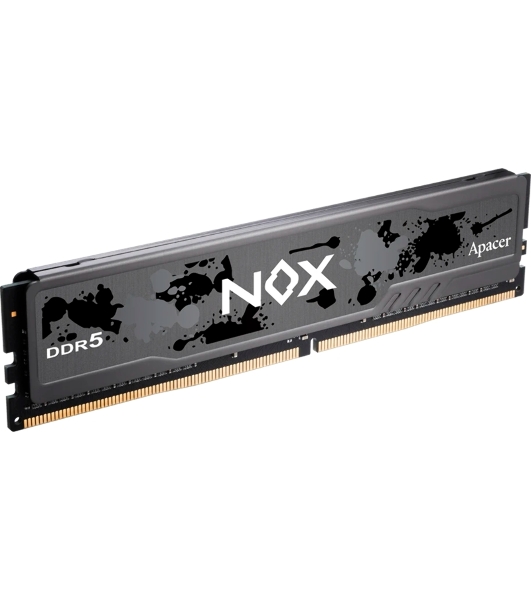 Оперативная память Apacer Nox, DDR5, 16Gb (1x16 GB), 6000 MHz, CL40, DIMM, радиатор, черный