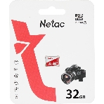 Флеш карта Netac P500 ECO 32Gb MicroSDHC C10 up to 80Mb/s, retail pack card only, фото5