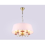 Люстра Ambrella light LH75021/5 GD/PI золото/розовый E14/5 max 40W D550*730, фото5