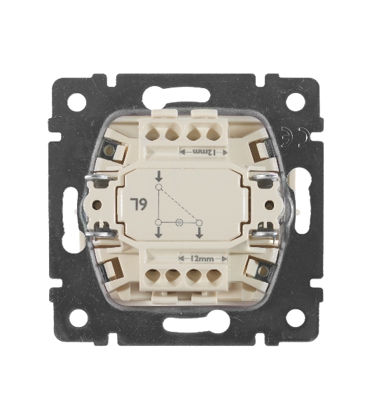 Переключатель Legrand 774326 Valena 2напр 10A с подсв, сл. кость