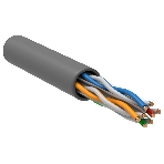Кабель связи ITK витая пара U/UTP, кат.6, 4 пары 23AWG solid, 305м, ПВХ, серый, фото5