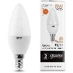 Лампа светодиодная LED Gauss 8Вт E14 220В 2700К Elementary свеча 33118, фото8