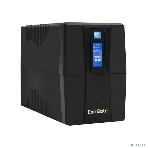 Источник бесперебойного питания ExeGate Power Smart ULB-1000.LCD.AVR.2SH.RJ.USB 1000VA/550W, LCD, AVR, 2*Schuko,RJ45/11,USB, черный, фото4