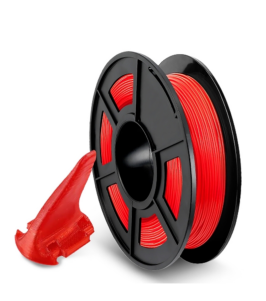 Филамент NVPrint TPU Red для 3D печати диаметр 1.75мм длина 165 метров масса 0,5 кг