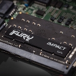 Оперативная память Kingston Fury Impact, DDR5, 32GB (2x16GB), 6000MHz, CL38, SO-DIMM, фото 1