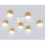 Потолочный светильник Ambrella light FL51725/7 WH/GD белый/золото GX53/7 max 12W 645*135, фото5