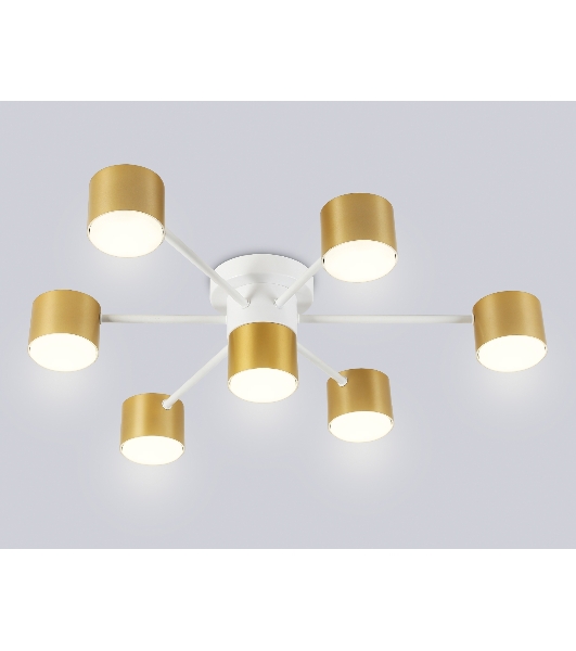 Потолочный светильник Ambrella light FL51725/7 WH/GD белый/золото GX53/7 max 12W 645*135