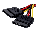 Кабель питания 2xSATA (от разъема Molex (IDE) блока питания), 15 см ExeGate, фото3