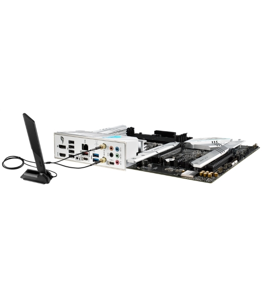 Материнская плата ASUS ROG STRIX B660-A GAMING WIFI D4, LGA 1700, Intel B660, 4xDDR4, 4xSATA, 3xM.2, 1xPCIe 5.0 x16, 1xPCIe 3.0 x4, 1xHDMI, 1xDP, 1x 2.5Gb LAN, 1xUSB-A 3.2 Gen 2, 2xUSB-A 3.2 Gen 1, 4xUSB 2.0, 5x3.5 мм, 7.1, Standard-ATX
