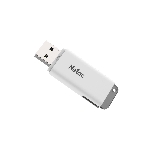 Флешка USB Netac U185 128Gb NT03U185N-128G-20WH, USB 2.0, с колпачком, пластиковая белая, фото2