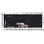 Клавиатура для ноутбука Asus Zenbook Flip 14 UX462DA серебристая с подсветкой, фото 1