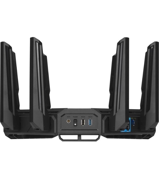 Маршрутизатор ASUS GT-BE19000, черный/красный, 90IG0850-MO9A0V