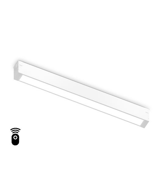 Управляемый светодиодный светильник для шинопровода Magnetic Ambrella light GL1271 WH белый IP20 15W 3000K-6400K 220V 120° 342*25*42 (Без ПДУ)