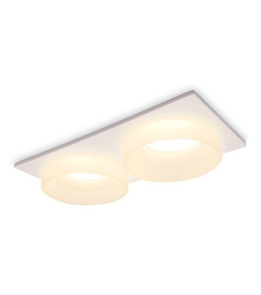 Светильник Ambrella light TN1317/2 SWH/FR белый песок/белый матовый GU5.3 182*92*45