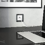 Розетка Ethernet RJ-45 cat. 6A экранированная (белый), фото4