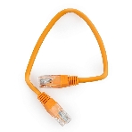 Патч-корд UTP Cablexpert cat.5e, 0.25м, литой, многожильный, оранжевый, фото5