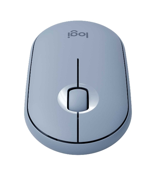 Мышь беспроводная Logitech Pebble M350 серый, 1000 dpi, радиоканал, Bluetooth, USB, кнопки - 3