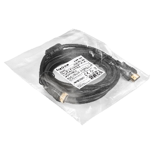 Кабель HDMI ExeGate EX-CC-HDMI-3.0F (19M/19M, 3м, v1.4b, ферритовые кольца, позолоченные контакты)