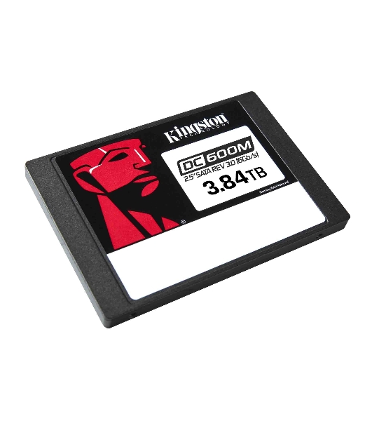 Накопитель SSD Kingston SSD DC600M, 3840Gb, SATA III, 2.5', R/W 560/530