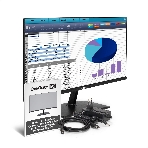 Монитор с аудио выходом 23.8' 100 Гц ExeGate SmartView EZ2400A (IPS LED Grade A+, FHD, 1920x1080@100Hz, 16:9, 250cd/m2, 1500:1, 178°/178°, 5ms, D-Sub, HDMI, DisplayPort, audio-out, FreeSync, Flicker-free, Low Blue Light, HDMI cable 1.5m, VESA, регулировка наклона (tilt), black), фото6