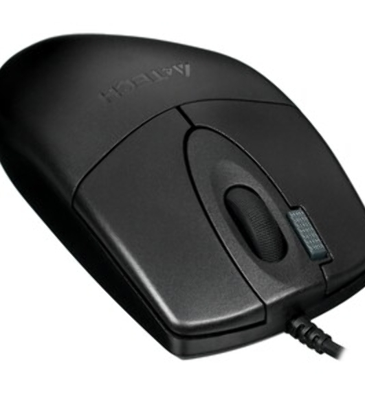 Мышь проводная A4Tech OP-620DS черный, 1000 dpi, USB, кнопки - 4