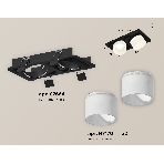 Комплект встраиваемого светильника Ambrella light XC7664085 SBK/FR черный песок/белый матовый MR16 GU5.3 (C7664, N7170), фото 1
