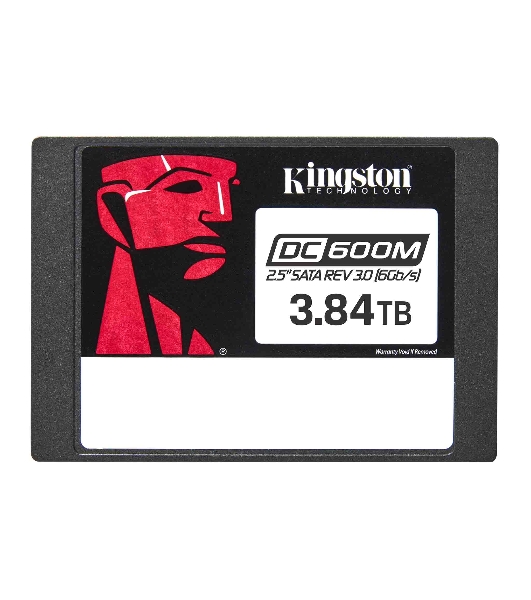 Накопитель SSD Kingston SSD DC600M, 3840Gb, SATA III, 2.5', R/W 560/530
