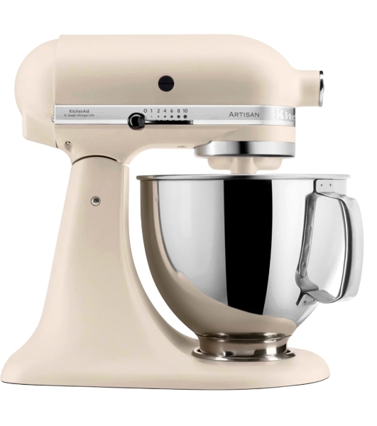 Настольный миксер с откидным блоком KitchenAid 5KSM125EMH Artisan 4.8 л, кремовый