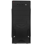 Компьютерный корпус Miditower ExeGate CP-601-UNS350 (ATX, БП UNS350 с вент. 12см, 2*USB, аудио, черный), фото10