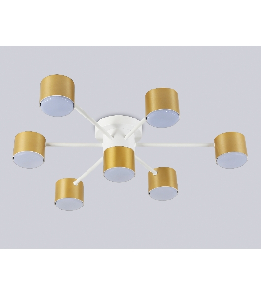 Потолочный светильник Ambrella light FL51725/7 WH/GD белый/золото GX53/7 max 12W 645*135