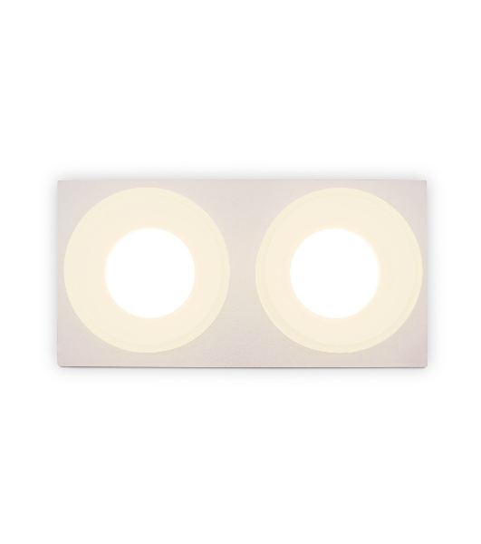 Светильник Ambrella light TN1317/2 SWH/FR белый песок/белый матовый GU5.3 182*92*45