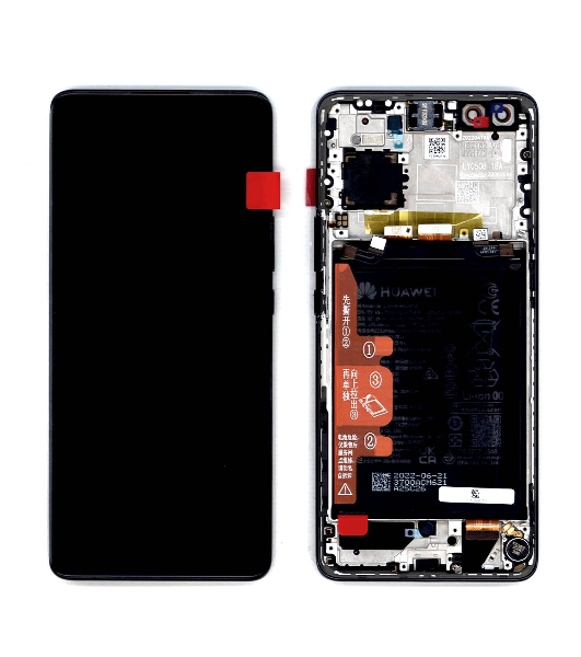 Дисплей для Huawei Nova 10 Pro в сборе с тачскрином, панелью и аккумулятором (02354YMX), черный