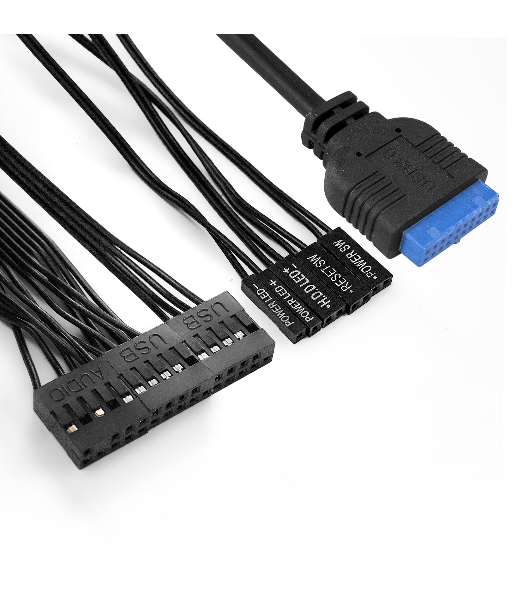 Компьютерный корпус ExeGate EX284031RUS Minitower BA-203U Black, mATX, (AA500, 80мм), 2хUSB+1хUSB 3.0, Audio
