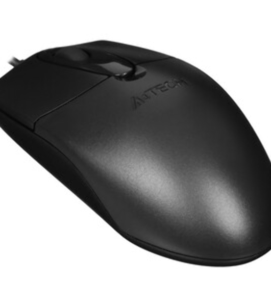 Мышь проводная A4Tech OP-720S черный, 1200 dpi, USB, кнопки - 3