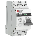 Выключатель автоматический дифференциального тока EKF DA32-32-30-pro АД-32 1P+N 32А/30мА (хар. C, AC, электронный, защита 270В) 4,5кА EKF PROxima, фото 1