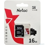Флеш карта Netac P500 ECO 16Gb MicroSDHC C10 up to 80Mb/s, retail pack with SD Adapter, фото8