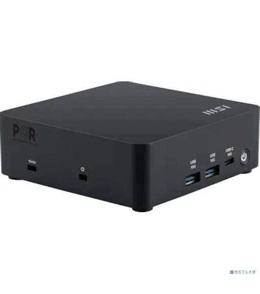 Мини ПК MSI Cubi NUC AI 1UMG-043XRU Core Ultra 5 125H (1.2) 16Gb SSD 512Gb Graphics CR без ОС 2xGbitEth WiFi BT 120W черный (9S6-B20911-043)