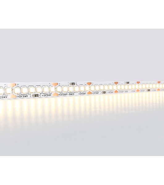 Светодиодная лента Ambrella light GS3301 2835 240Led/ 18W m/ 24V IP20 3000K/ 5000*10*1.2mm (2 конт.)