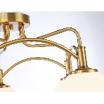 Светильник Ambrella light TR3212/5 GD/FR золото/белый матовый  E27*5 max 40W D560*302, фото4