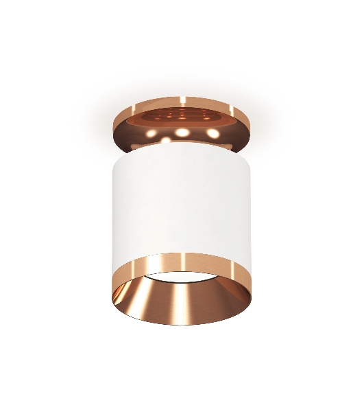 Светильник Ambrella Light XS7401141 SWH/PPG белый песок/золото розовое полированное MR16 GU5.3 (N7930, C7401, N7035)
