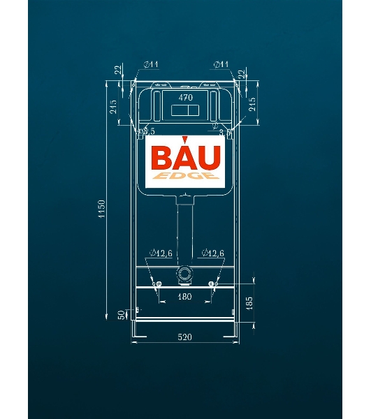 Комплект BAU 6 в 1: инсталляция BAU PRO, унитаз подвесной безободковый вихревой Bau Stil Hurricane, быстросъемное тонкое сиденье дюропласт микролифт, клавиша, черная матовая