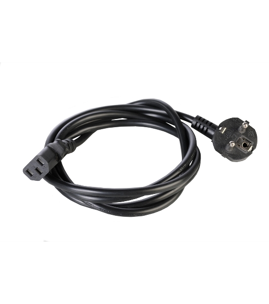 Шнур питания с заземлением IEC 60320 C13/EU-Schuko, 10А/250В (3x1,0), 5 м. (R-10-Cord-C13-S-5)
