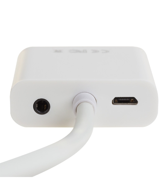 Переходник Rexant шт. HDMI - гн. VGA (провод) + 3. 5 мм Аудио с питанием