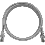 Патч-корд NTSS NTSS-PC-UTP-RJ45-6-1.0-LSZH-GY NTSS-PC-UTP-RJ45-6-1.0-LSZH UTP RJ-45 вил.-вилка RJ-45 кат.6 1м серый LSZH (уп.:1шт) 24AWG, фото 1