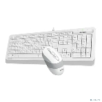 Комплект клавиатура+мышь A4Tech FStyler F1010 проводной, USB, 1600 DPI, белый/серый, фото17