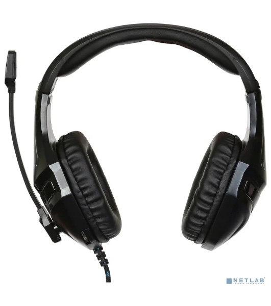Гарнитура Oklick HS-L370G чёрный, проводная, 3.5 мм