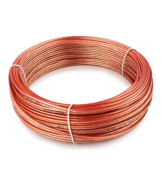 Акустический кабель Cablexpert CC-TC2x0,75-30M, прозрачный, 30 м, бухта