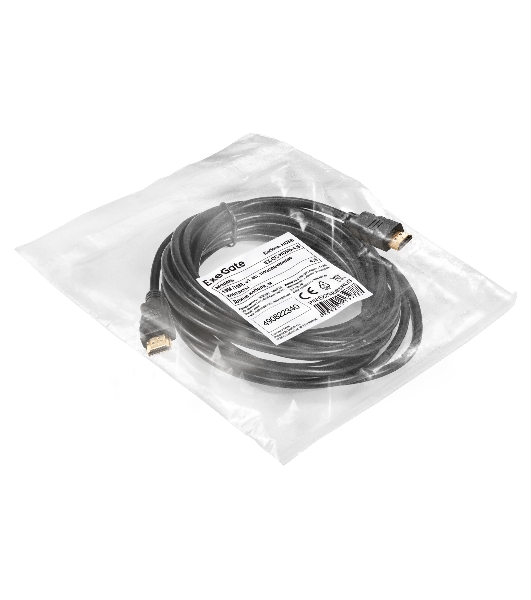 Кабель HDMI ExeGate EX-CC-HDMI-4.5 (19M/19M, 4,5м, v1.4b, позолоченные контакты)