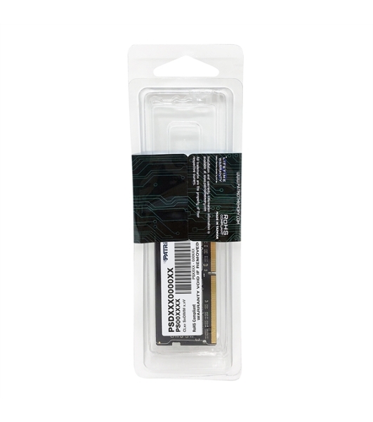 Оперативная память Patriot Signature, DDR4, 16GB (1x16 GB), 3200 MHz, CL22, SO-DIMM