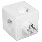 Сетевой фильтр Cablexpert Cube CUBE-4-U4-W, 4 р, 16А, 4хUSB, ур. защиты 2+, белый, коробка, фото7